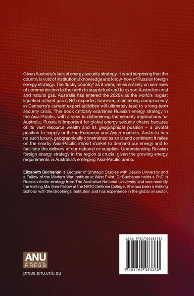 Produktbild: Russian Energy Strategy in the Asia-Pacific: Implications for Australia