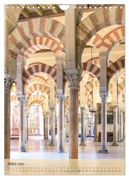 Produktbild: Das maurische Erbe Spaniens (Wandkalender 2026 DIN A4 hoch), CALVENDO Monatskalender