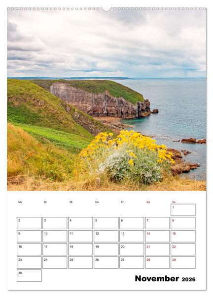 Produktbild: Malerische Bretagne - Reiseplaner (hochwertiger Premium Wandkalender 2026 DIN A2 hoch), Kunstdruck in Hochglanz