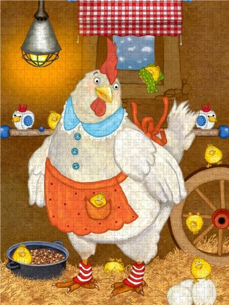 Produktbild: CALVENDO Puzzle Mein Huhn Emma | 1000 Teile Lege-Gr&ouml;&szlig;e 64x48cm Foto-Puzzle f&uuml;r gl&uuml;ckliche Stunden