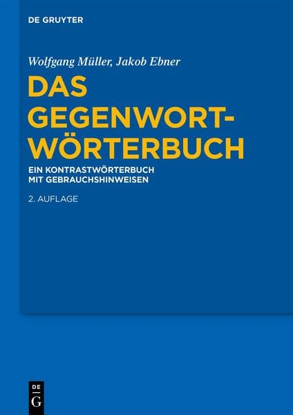 Produktbild: Das Gegenwort-W&ouml;rterbuch