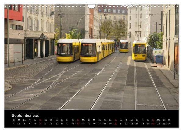 Produktbild: Auf Gleisen durch Berlin (Wandkalender 2026 DIN A3 quer), CALVENDO Monatskalender
