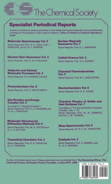Produktbild: Molecular Spectroscopy