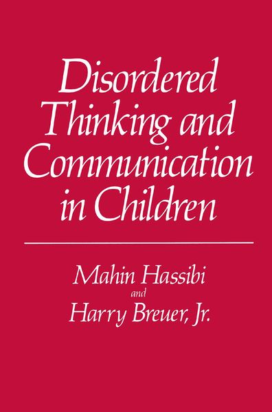 Produktbild: Disordered Thinking and Communication in Children