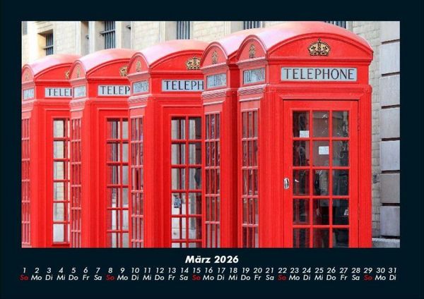 Produktbild: London - Impressionen 2026 Fotokalender DIN A4