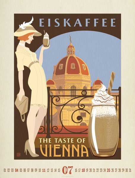 Produktbild: Coffee Time Kaffee-Plakate-Kalender 2027