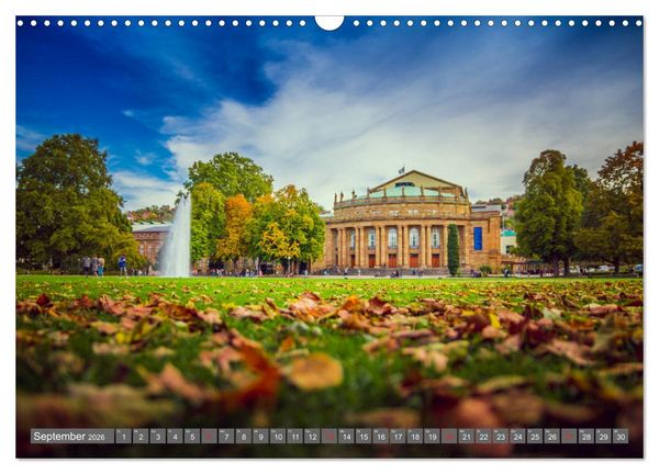 Produktbild: Historisches Stuttgart 2026 (Wandkalender 2026 DIN A3 quer), CALVENDO Monatskalender