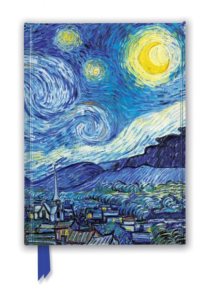 Premium Notizbuch DIN A5: Vincent van Gogh, Sternennacht