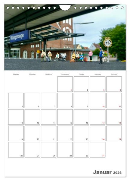 Produktbild: Wangerooge anders erleben (Wandkalender 2026 DIN A4 hoch), CALVENDO Monatskalender