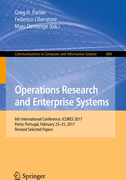 Produktbild: Operations Research and Enterprise Systems