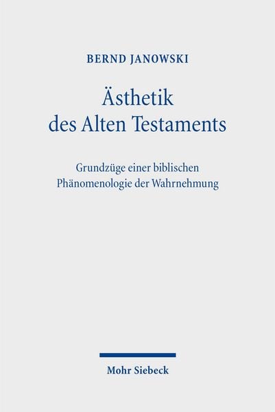 Produktbild: &Auml;sthetik des Alten Testaments