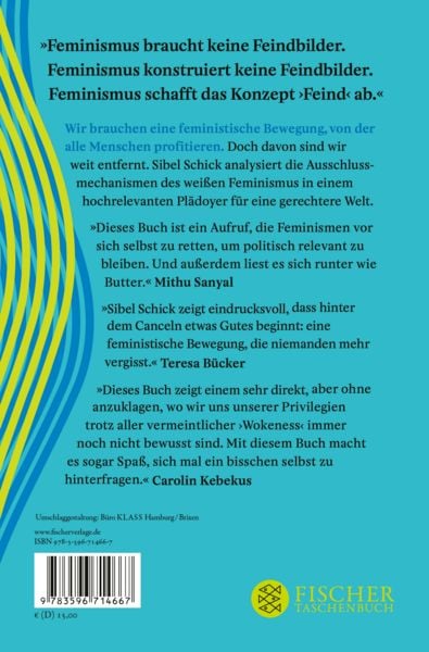 Produktbild: Wei&szlig;en Feminismus canceln