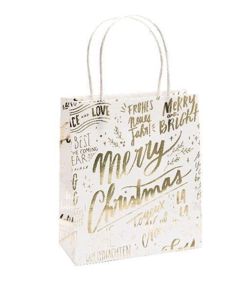 Produktbild: Papiert&uuml;ten, Merry Christmas, Rot
