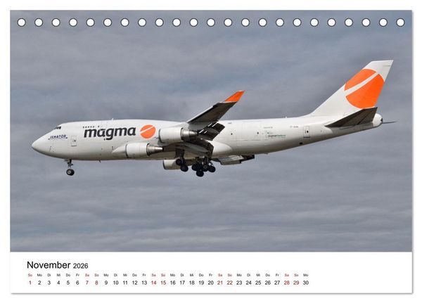 Produktbild: Flugzeuge aller Art (Tischkalender 2026 DIN A5 quer), CALVENDO Monatskalender
