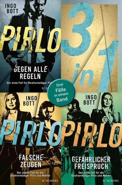 Produktbild: Pirlo - Gegen alle Regeln / Pirlo - Falsche Zeugen / Pirlo - Gef&auml;hrlicher Freispruch - Drei F&auml;lle f&uuml;r die Strafverteidiger Pirlo und Mahler in einem B