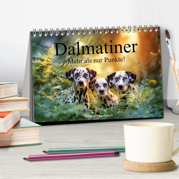 Produktbild: Dalmatiner - Mehr als nur Punkte! (Tischkalender 2027 DIN A5 quer), CALVENDO Monatskalender