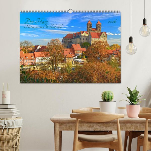 Produktbild: Harz Natur pur und Weltkulturerbe (Wandkalender 2026 DIN A2 quer), CALVENDO Monatskalender