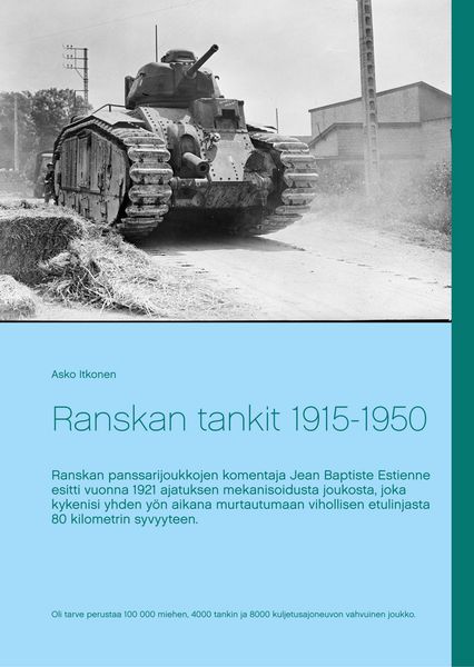 Produktbild: Ranskan tankit 1915-1950