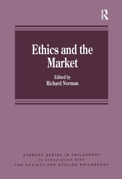 Produktbild: Ethics and the Market