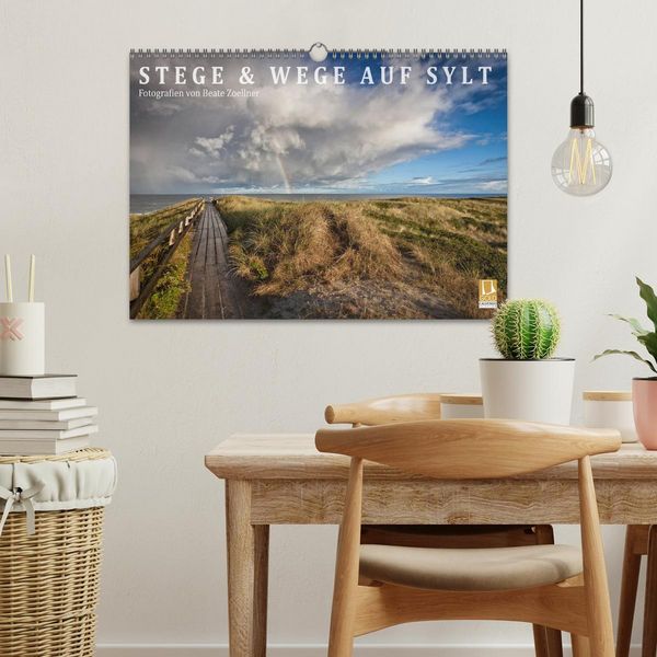 Produktbild: Stege & Wege auf Sylt (Wandkalender 2026 DIN A3 quer), CALVENDO Monatskalender