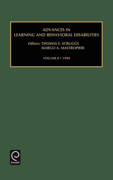 Produktbild: Advances in Learning and Behavioural Disabilities