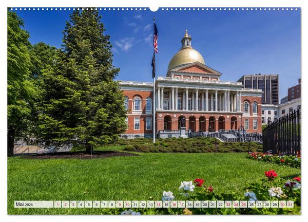 Produktbild: Stadtansichten aus Boston (Wandkalender 2026 DIN A2 quer), CALVENDO Monatskalender