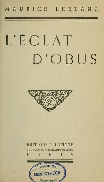 Produktbild: Eclat d'obus