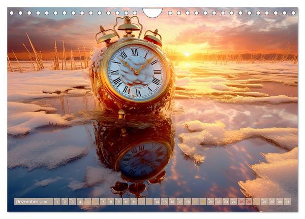 Produktbild: Surreale Uhren (Wandkalender 2026 DIN A4 quer), CALVENDO Monatskalender