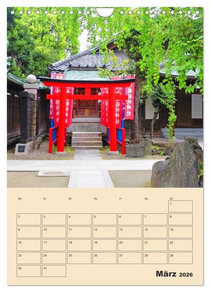 Produktbild: Tokio - Terminplaner (Wandkalender 2026 DIN A4 hoch), CALVENDO Monatskalender