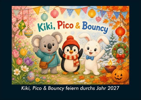 Produktbild: Kiki, Pico & Bouncy feiern durchs Jahr 2027 Fotokalender DIN A4