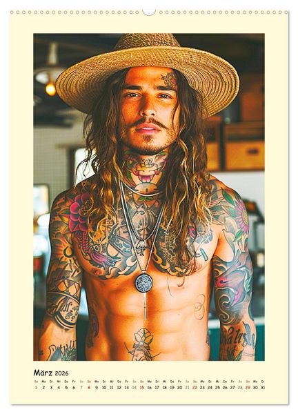 Produktbild: Gay Cowboys. Queerdos. Wild, sch&ouml;n und ungez&auml;hmt (Wandkalender 2026 DIN A2 hoch), CALVENDO Monatskalender