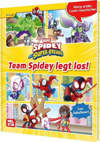 Spidey und seine Super-Freunde: Meine ersten Comic-Geschichten: Team Spidey legt los!, Gebundene Ausgabe von , Nelson, 978-3-8451-3091-0