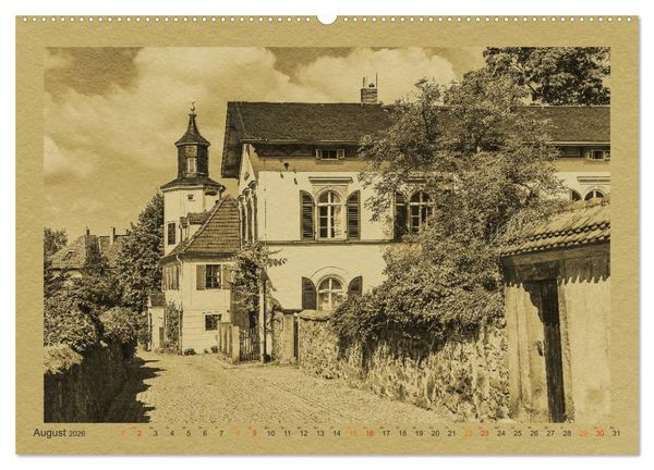 Produktbild: Radebeul - Ein Kalender im Zeitungsstil (Wandkalender 2026 DIN A2 quer), CALVENDO Monatskalender