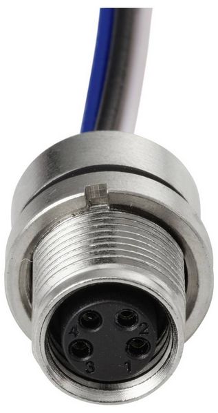 Produktbild: TRU COMPONENTS TC-13751912 Anschlussleitung M8 x 1, M10 x 0.75 Buchse, gerade 0.2 m Polzahl Sensoren: 4 1 St.