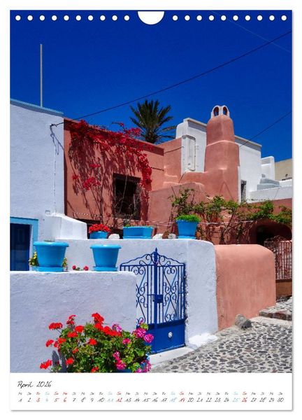 Produktbild: Santorini im Focus (Wandkalender 2026 DIN A4 hoch), CALVENDO Monatskalender