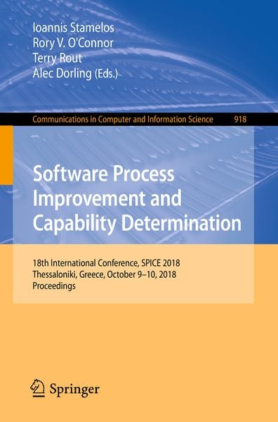Produktbild: Software Process Improvement and Capability Determination