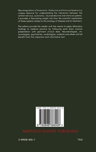 Produktbild: Neuroregulation of Autonomic, Endocrine and Immune Systems