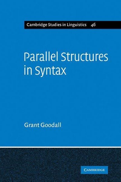 Produktbild: Parallel Structures in Syntax