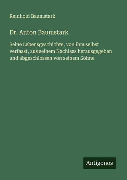 Produktbild: Dr. Anton Baumstark