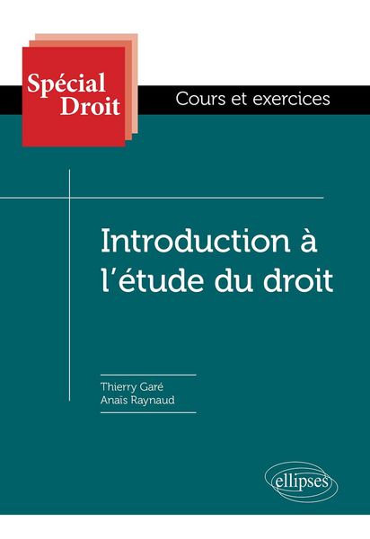 Produktbild: Introduction &agrave; l'&eacute;tude du droit