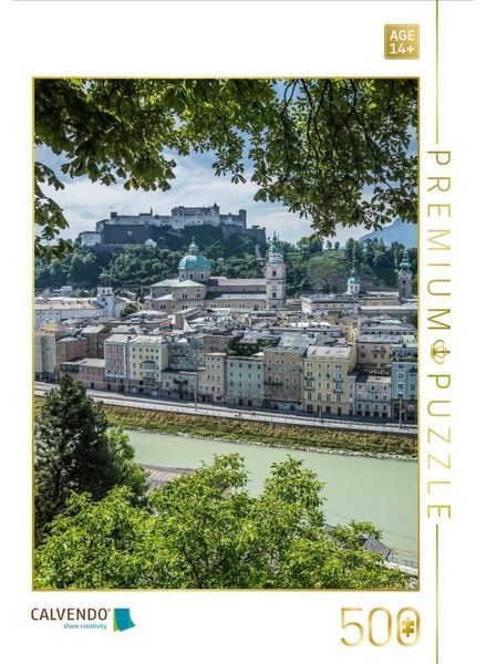 CALVENDO Puzzle SALZBURG Wunderschöner Blick auf die Altstadt | 500 Teile Lege-Größe 48 × 36 cm Foto-Puzzle für Erwachsene