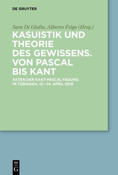 Produktbild: Kasuistik und Theorie des Gewissens. Von Pascal bis Kant