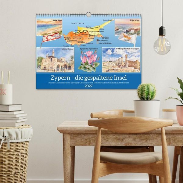 Produktbild: Zypern - die gespaltene Insel (Wandkalender 2027 DIN A3 quer), CALVENDO Monatskalender