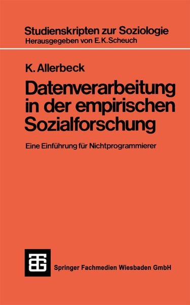 Produktbild: Datenverarbeitung in der Empirischen Sozialforschung