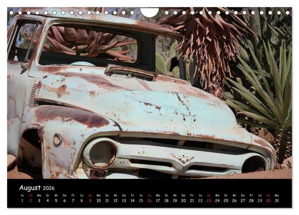 Produktbild: Faszination Namibia - Oldtimer mal anders (Wandkalender 2026 DIN A4 quer), CALVENDO Monatskalender