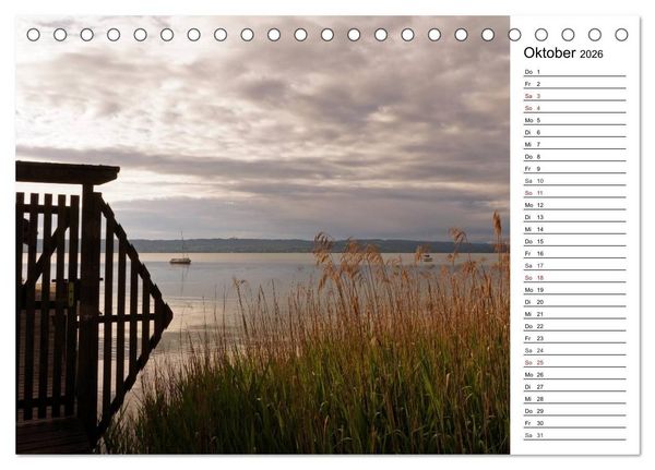 Produktbild: Seest&auml;rke - Der Ammersee (Tischkalender 2026 DIN A5 quer), CALVENDO Monatskalender