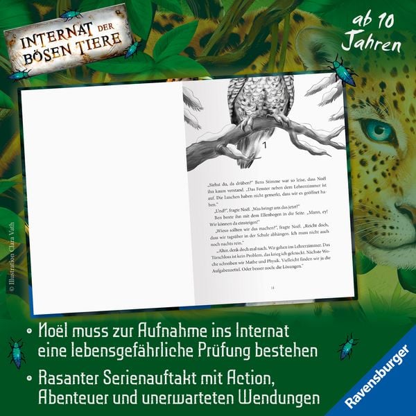 Produktbild: Internat der b&ouml;sen Tiere, Band 1 - Die Pr&uuml;fung