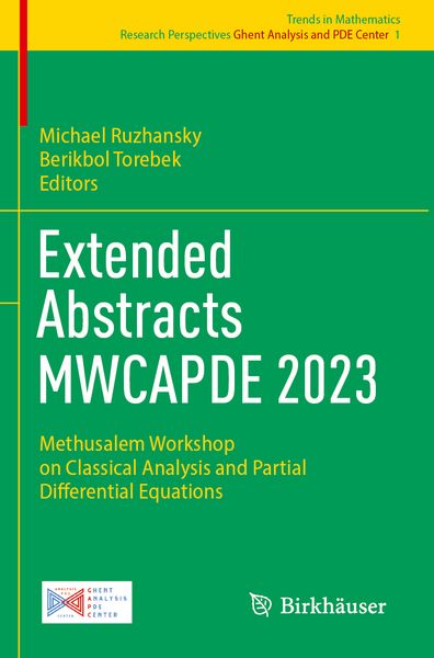 Produktbild: Extended Abstracts MWCAPDE 2023