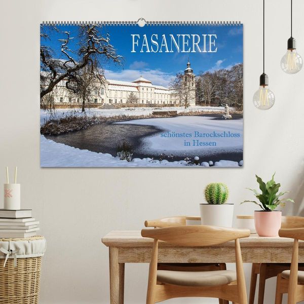 Produktbild: Fasanerie - sch&ouml;nstes Barockschloss Hessens (Wandkalender 2026 DIN A2 quer), CALVENDO Monatskalender
