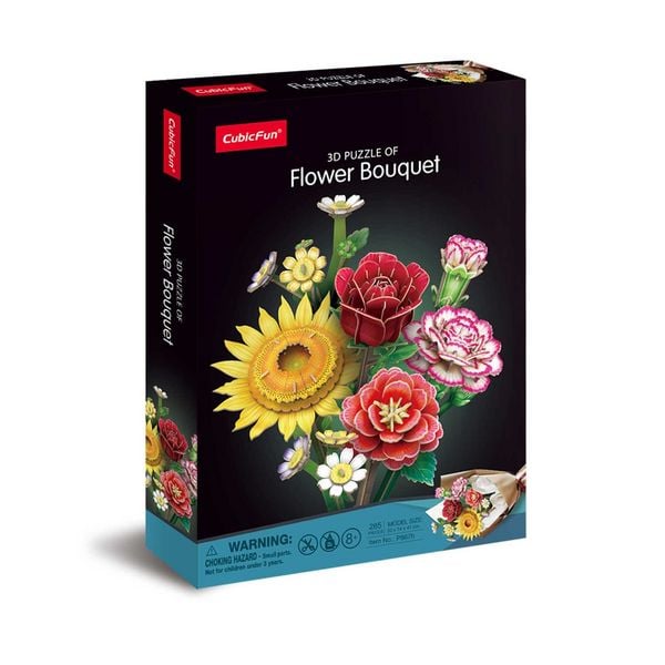 CUBICFUN - 3D Puzzle Blumenstrauss Mix 285 Teile